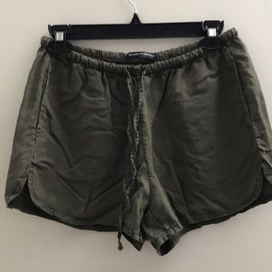 Brandy Melville army green shorts